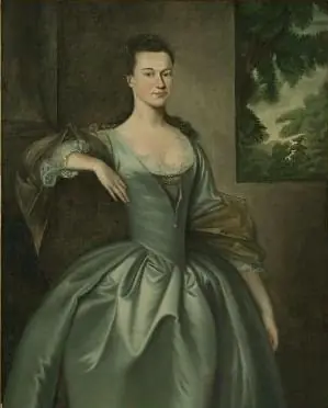 Mrs. Joseph Blaney (Abigail Browne)., by Joseph Blackburn