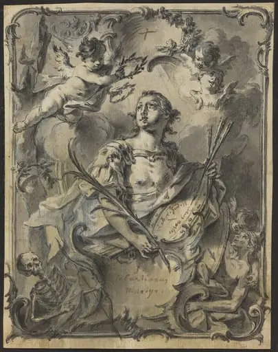 Saint Sebastian, by Joseph Christ