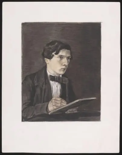Self-portrait, by Joseph Clark
