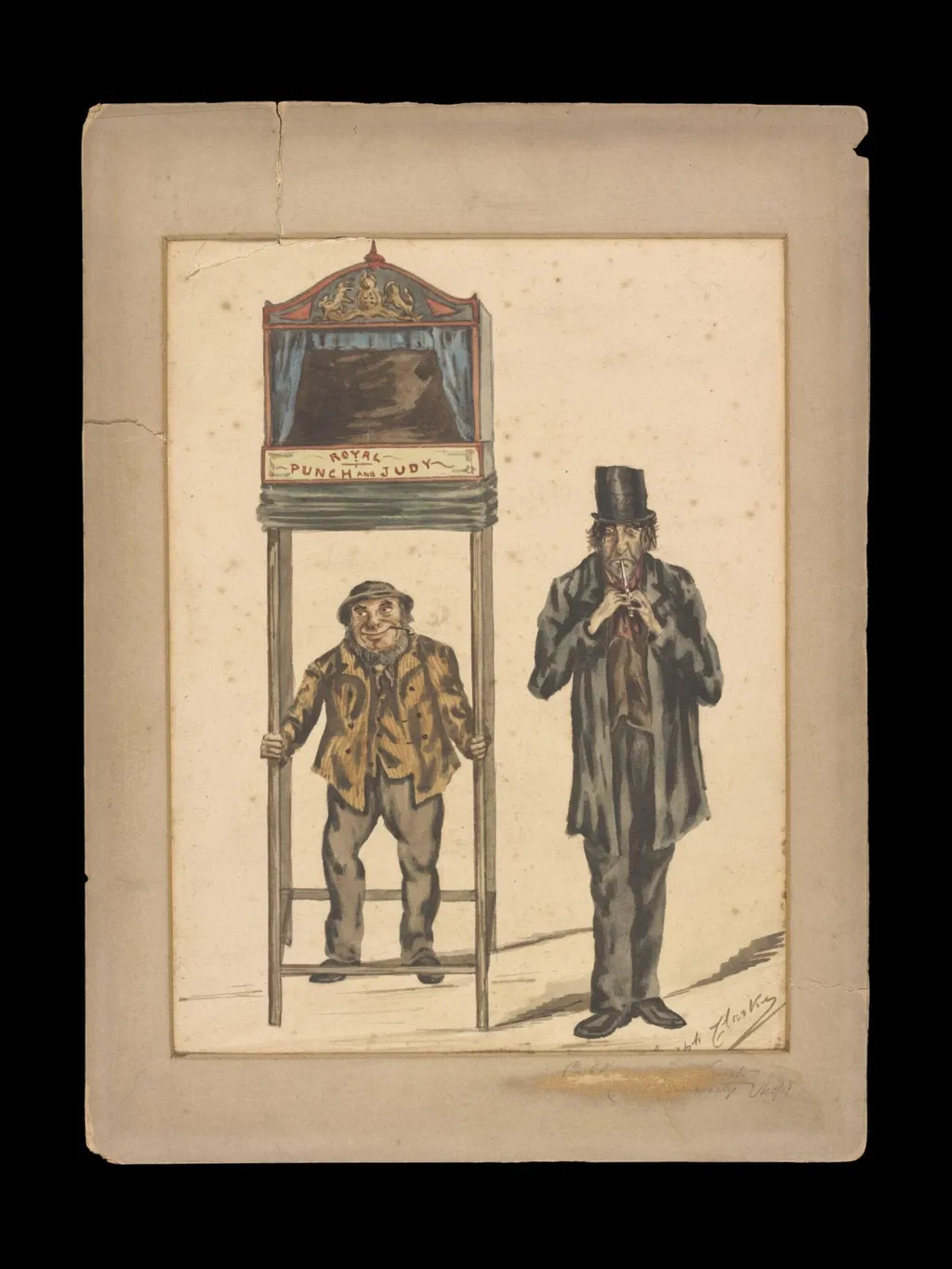 George Speaight Punch & Judy Collection, by Joseph Clayton Clarke, paint, 1850