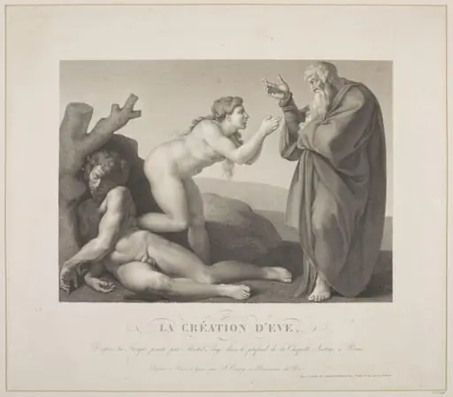 The Creation of Eve, by Joseph Coiny