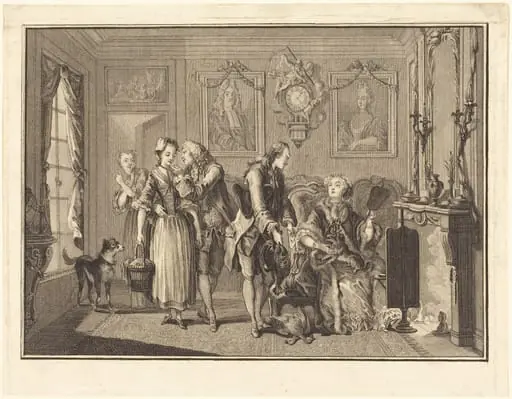 La jolie fermiere, by Joseph de Longueil
