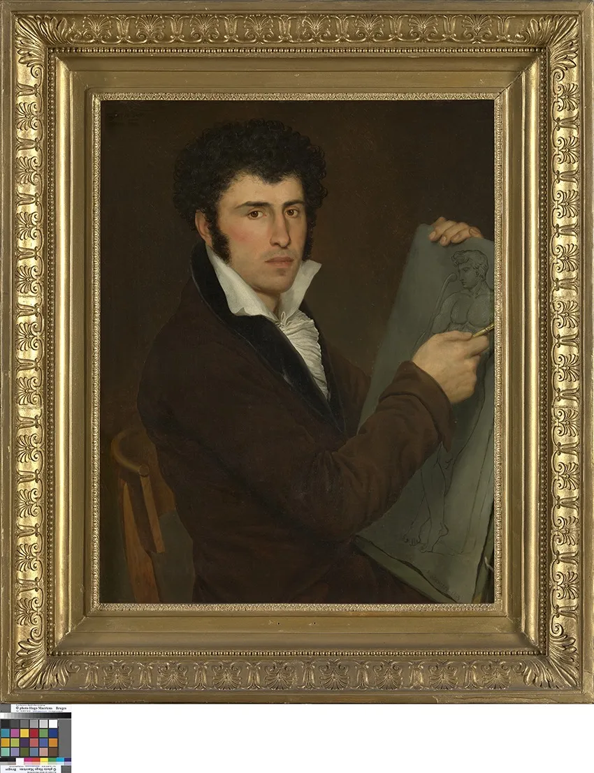 Portret van Filips Jacob Van Houtte, by Joseph-Denis Odevaere, oil, 1813