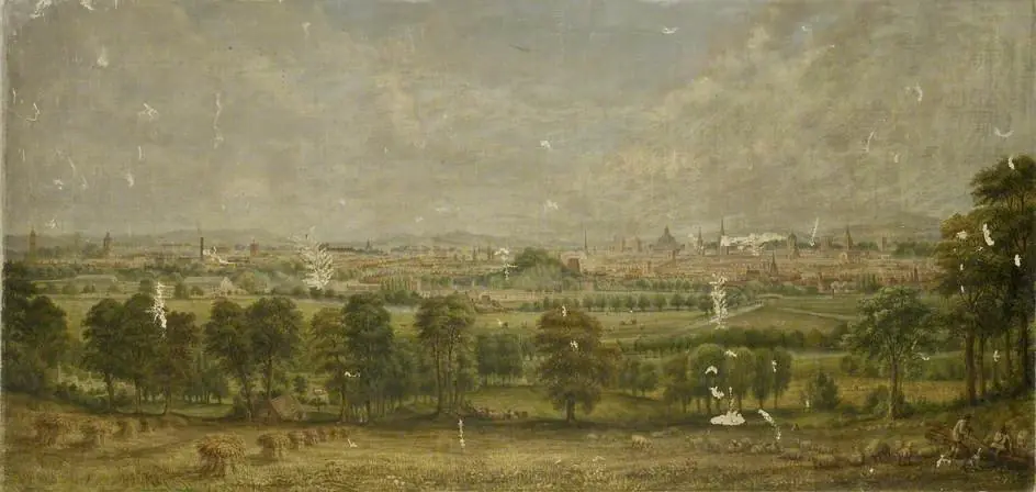 View of Oxford from above Ferry Hinksey, by Joseph Fisher