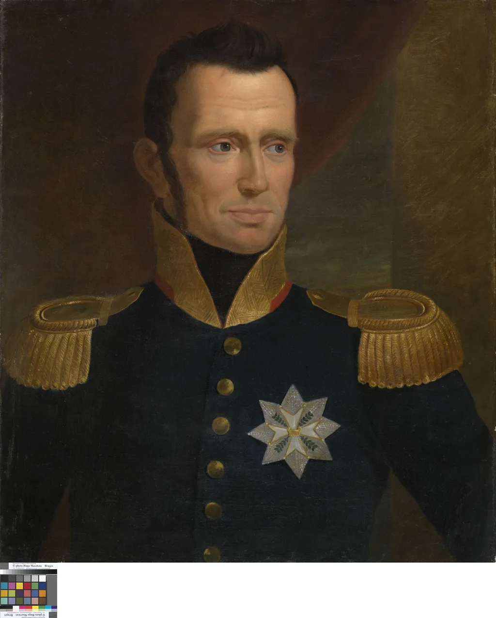 Portret van koning Willem I, by Joseph-François Ducq, oil, 1815