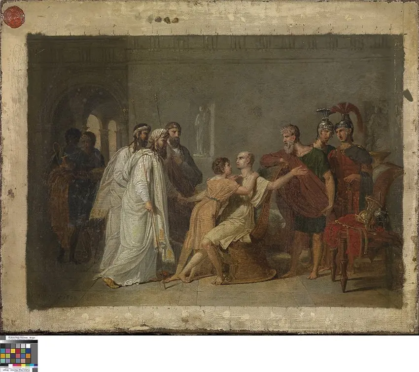 Terugkeer van Scipio's zoon, by Joseph-François Ducq