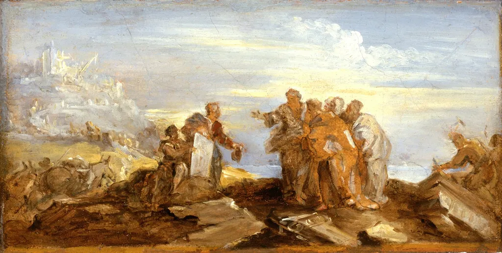 Scene from Ancient History, by Joseph François Parrocel, unspecified, 1693