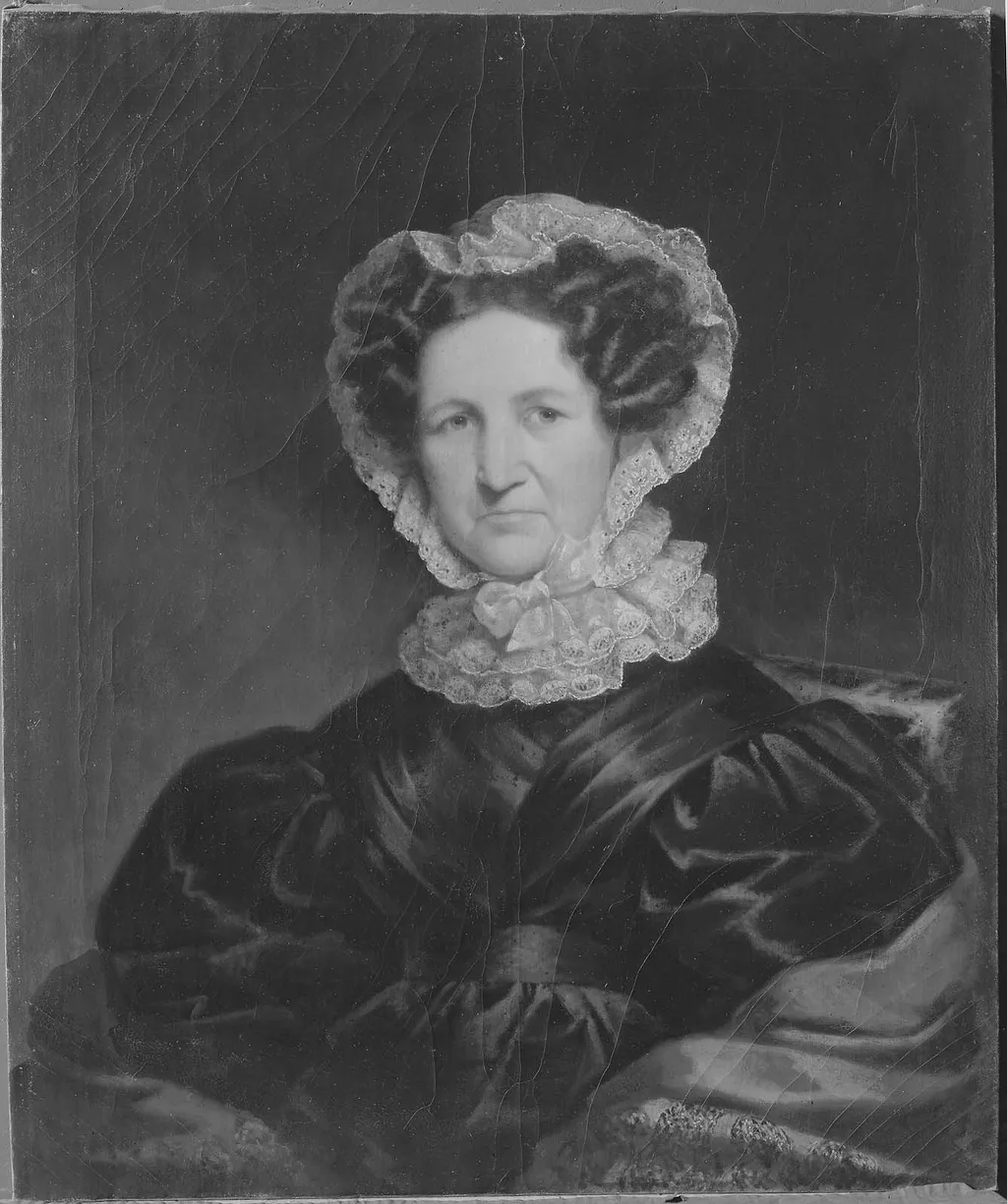 Mrs. Isaac Green (Ann Barrett), by Joseph Greenleaf Cole, oil, 1832