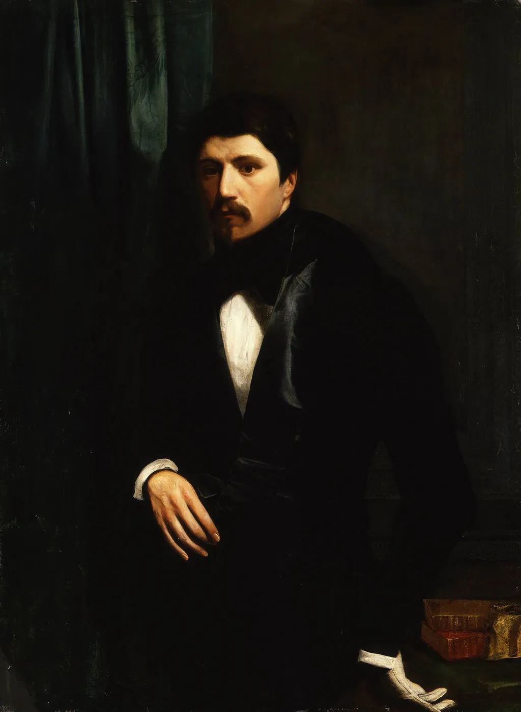 Self-portrait, by Joseph Guichard, oil, 1833