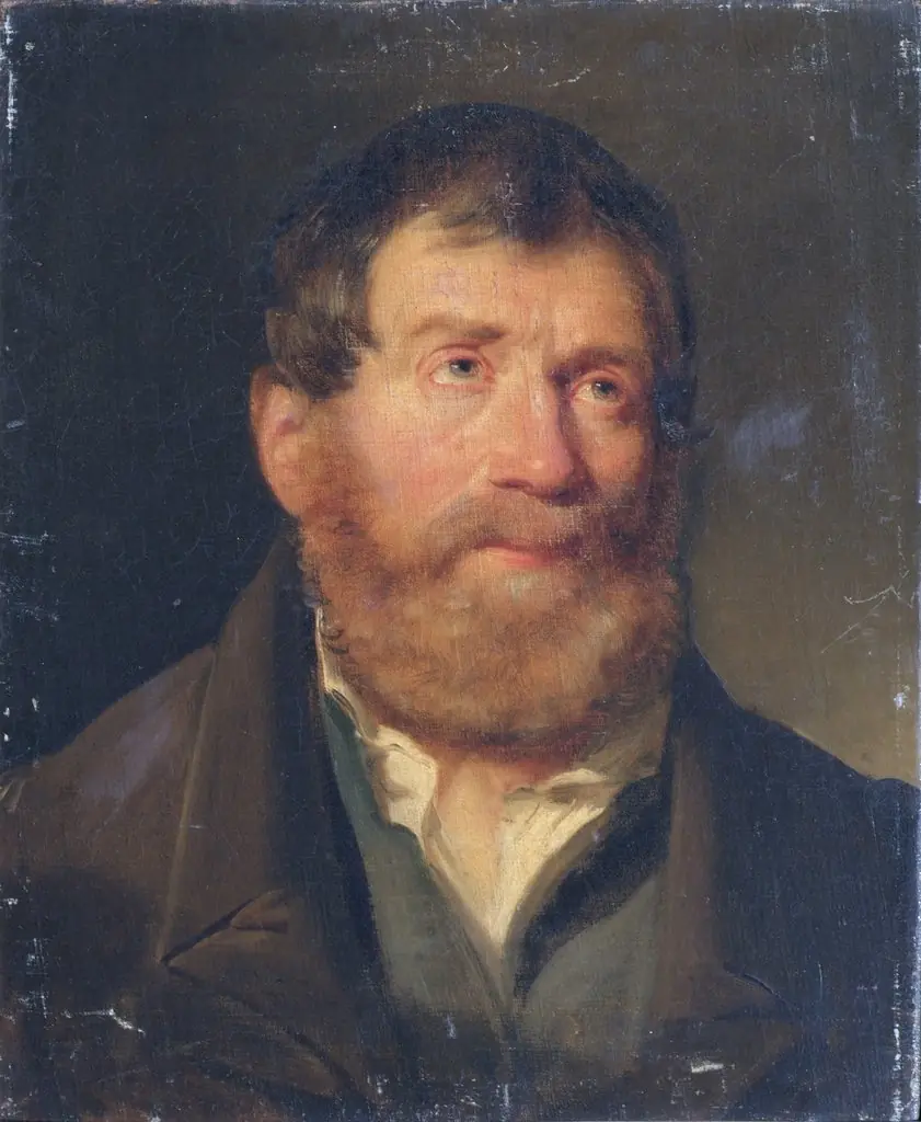 Studie eines Männerkopfes, by Joseph Hasslwander