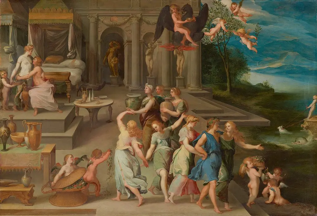 Mythological Wedding, by Joseph Heintz the Elder