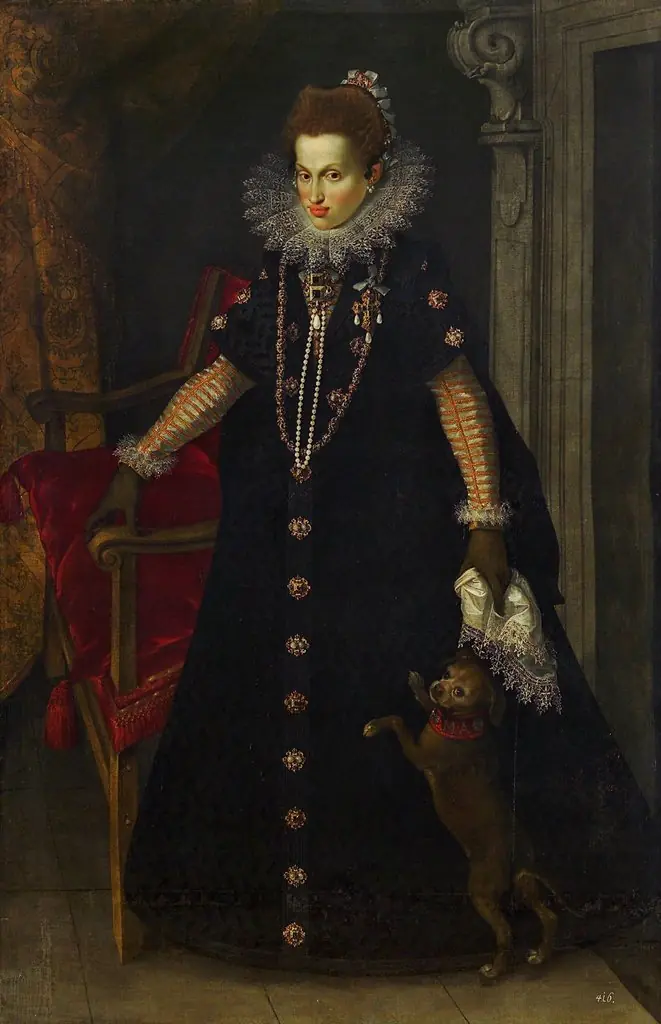 Portrait of Maria Anna of Bavaria (1574–1616), Archduchess of Austria, by Joseph Heintz the Elder