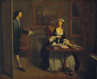 Untitled, by Joseph Highmore, 1742