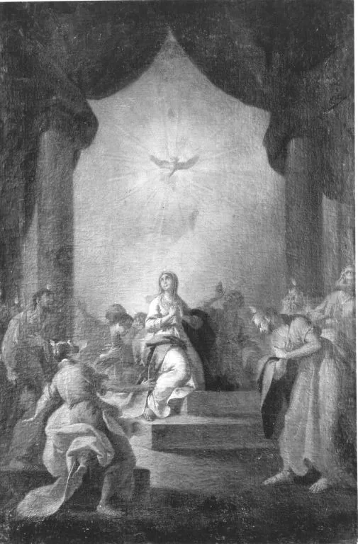 Die Ausgießung des Heiligen Geistes, by Joseph Huber, unspecified