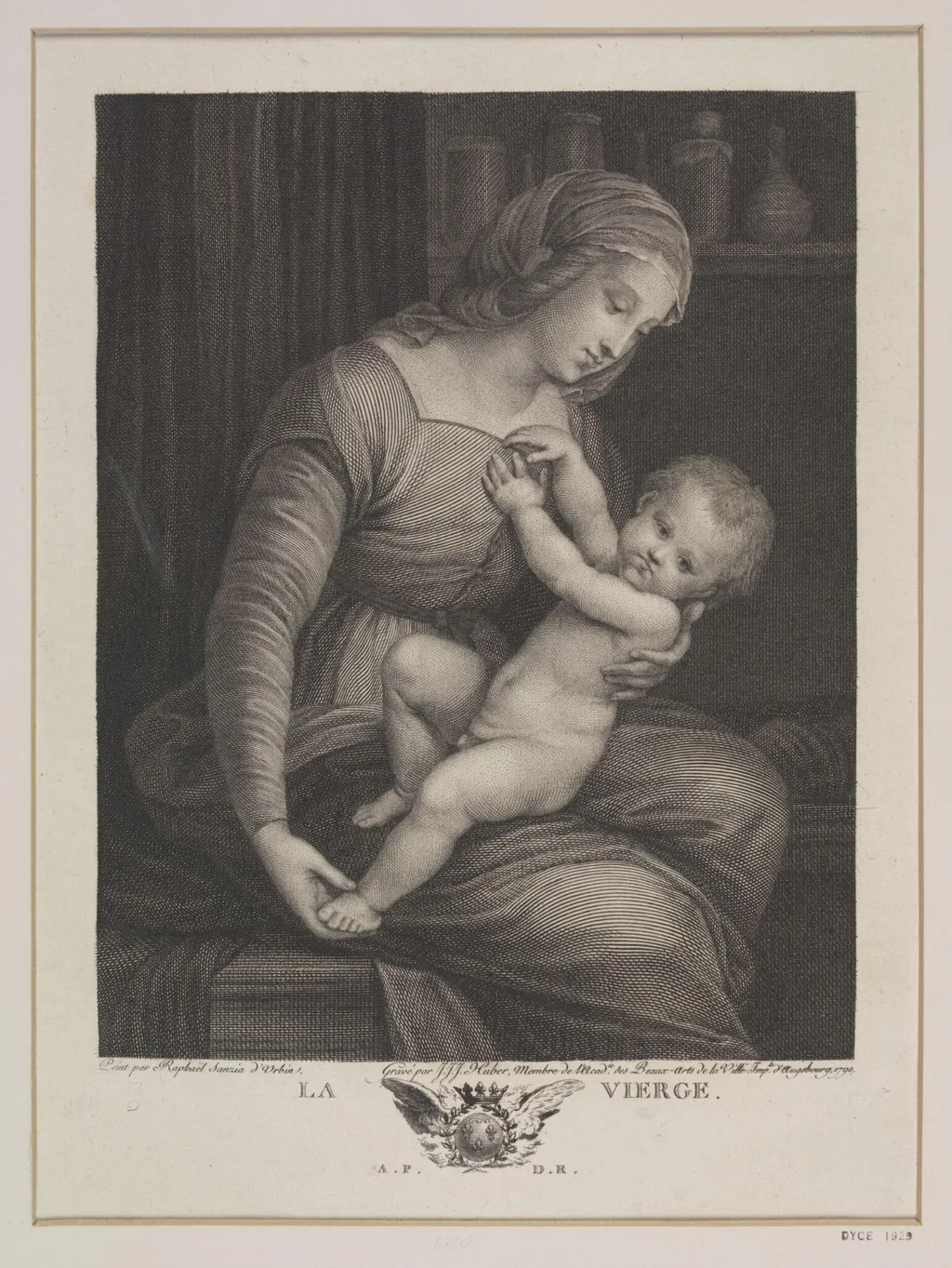The Virgin Mary, by Joseph Ignaz Huber, 1788