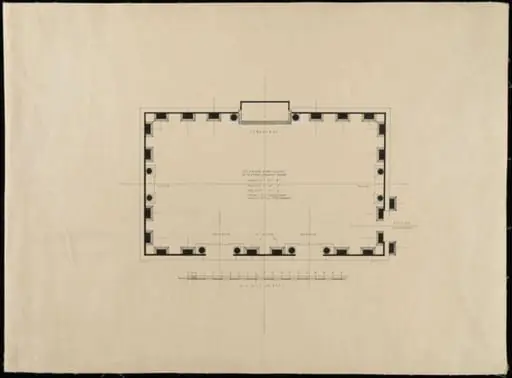 Plan of room., by Joseph Jago