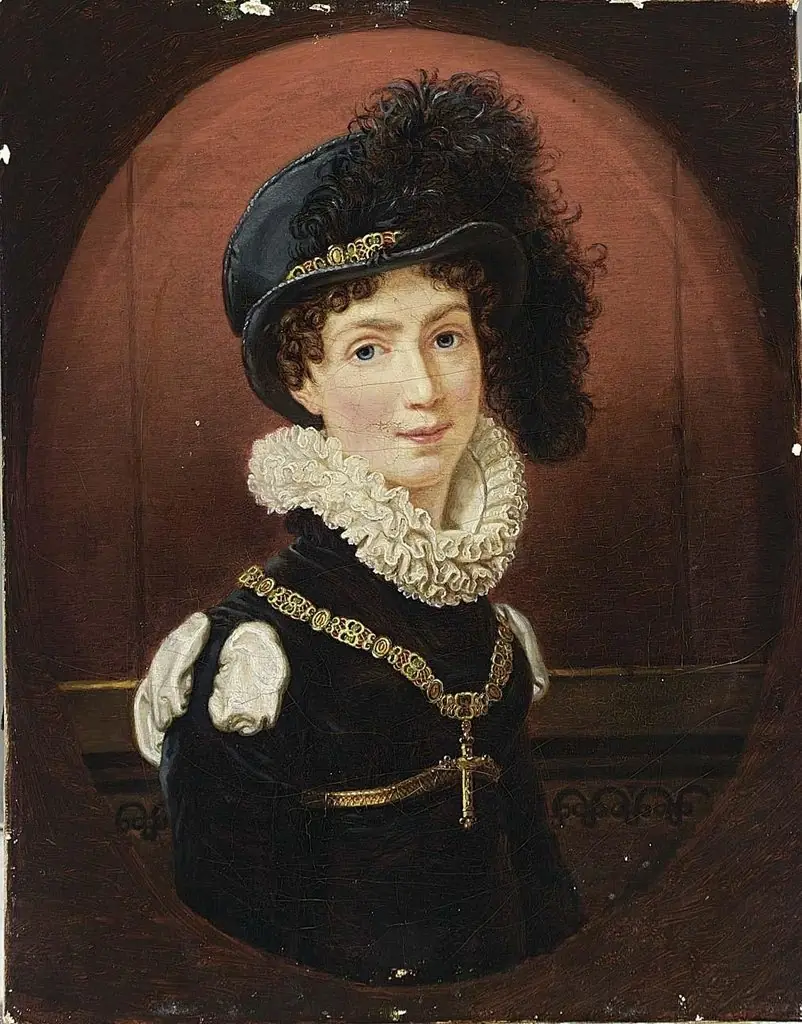 Amélie de Leuchtenberg, future impératrice du Brésil (1812-1873), by Joseph Karl Stieler