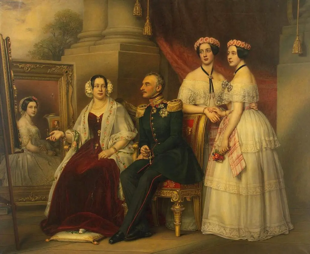 Portrait of Duke of Saxe-Altenburg Joseph's Family, by Joseph Karl Stieler