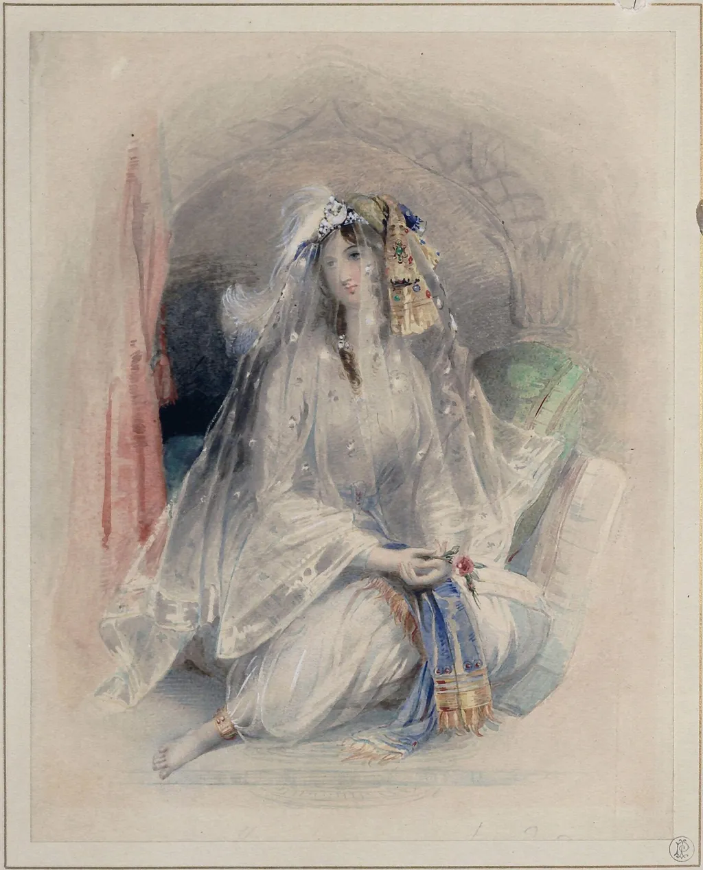 The Light of the Harem, by Joseph Kenny Meadows, watercolor, 1815