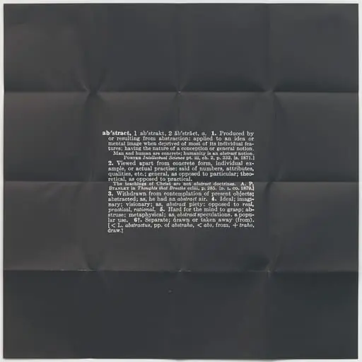 Untitled, by Joseph Kosuth
