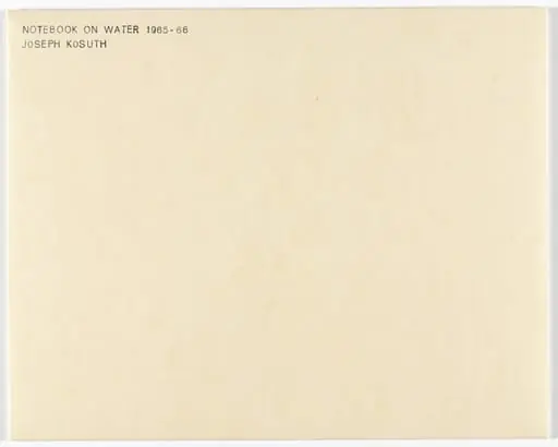 Untitled, by Joseph Kosuth