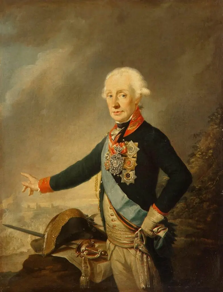 Portrait of Count Alexander Suvorov, by Joseph Kreutzinger