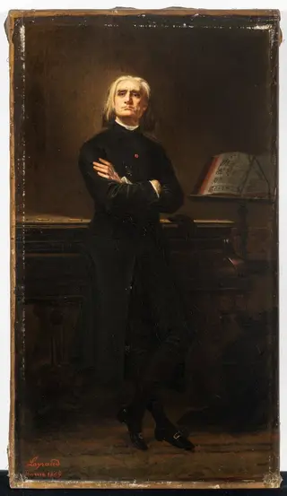Portrait of Franz Liszt, by Joseph Layraud, 1869