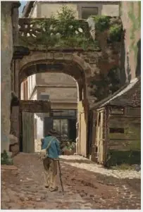 The Hôtel Beaumanoir's Portal, Dinan, by Joseph Malachy Kavanagh