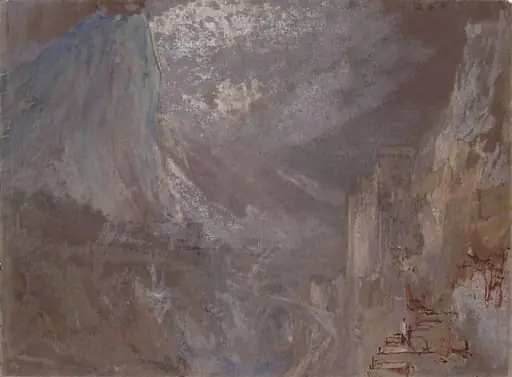 A View in the Basses Alpes., by Joseph Mallord William Turner