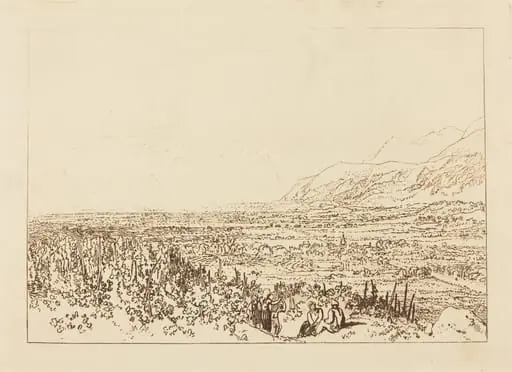 Chain of Alps from Grenoble to Chamberi, by Joseph Mallord William Turner