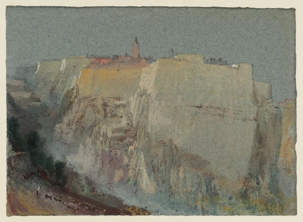 Citadel of St.-Esprit, with the Louis and Beck Bastions, by Joseph Mallord William Turner, watercolor, 1839