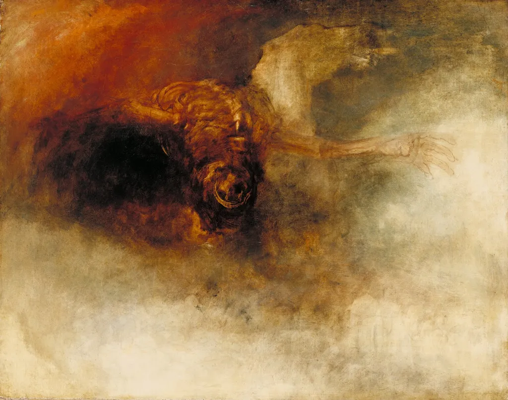 Death on a pale horse, by Joseph Mallord William Turner, oil, 1825