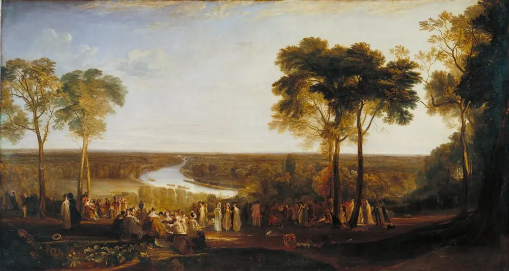 England: Richmond Hill, on the Prince Regent's Birthday, by Joseph Mallord William Turner