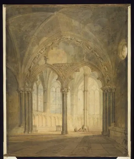 Entrance to the Chapter House, Salisbury Cathedral, by Joseph Mallord William Turner