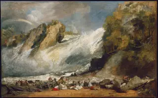 Fall of the Rhine at Schaffhausen, by Joseph Mallord William Turner, 1805