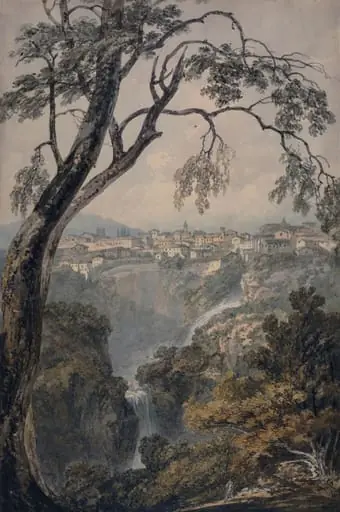 Falls of the Anio, Tivoli, by Joseph Mallord William Turner