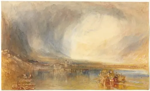 Flüelen, from the Lake of Lucerne, by Joseph Mallord William Turner