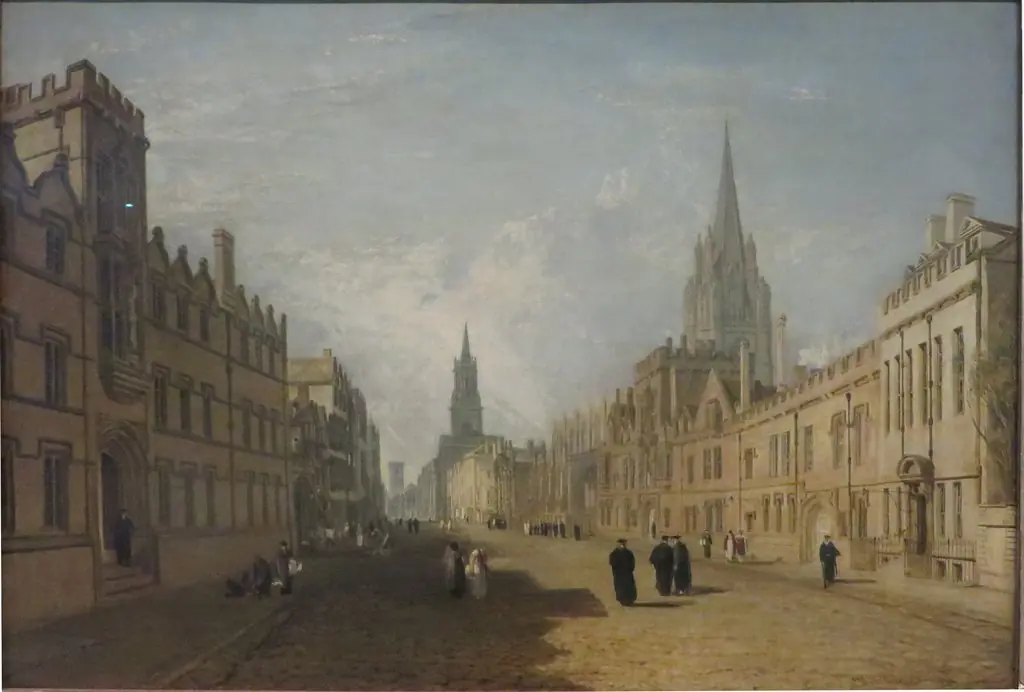 High Street, Oxford, by Joseph Mallord William Turner