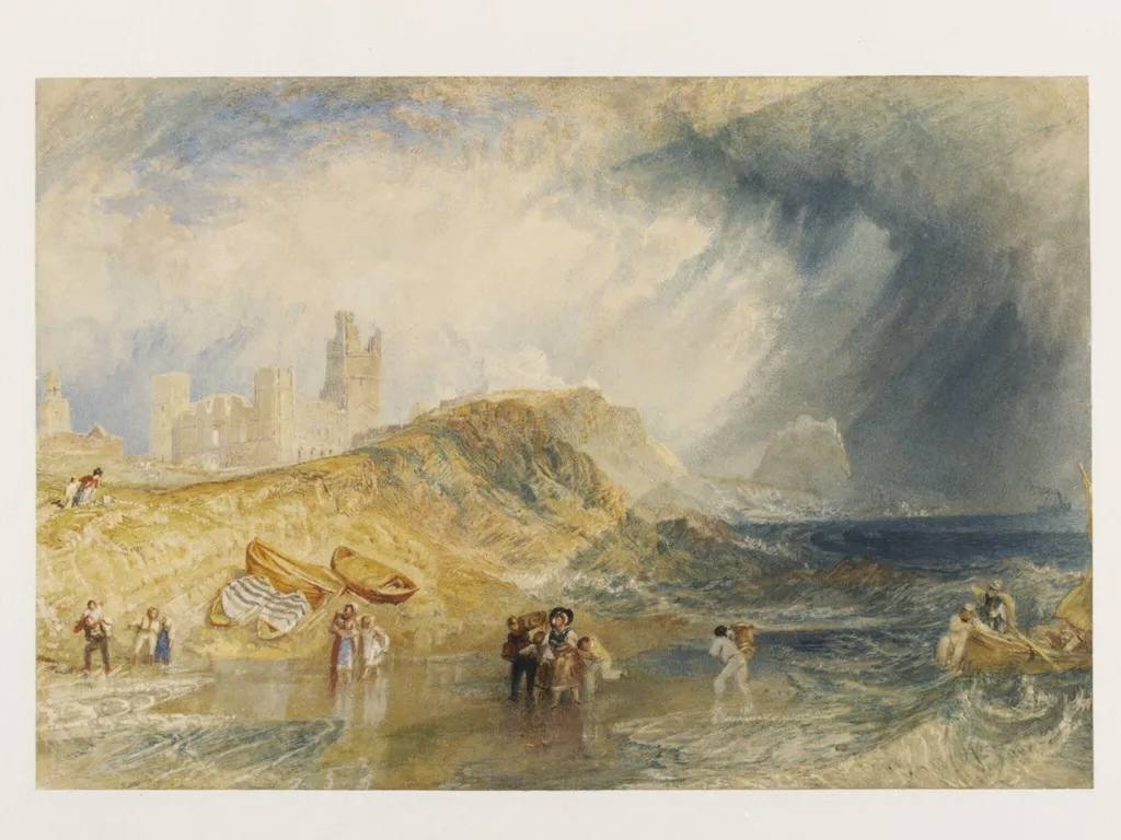 Holy Island, Northumberland, by Joseph Mallord William Turner, watercolor, 1829