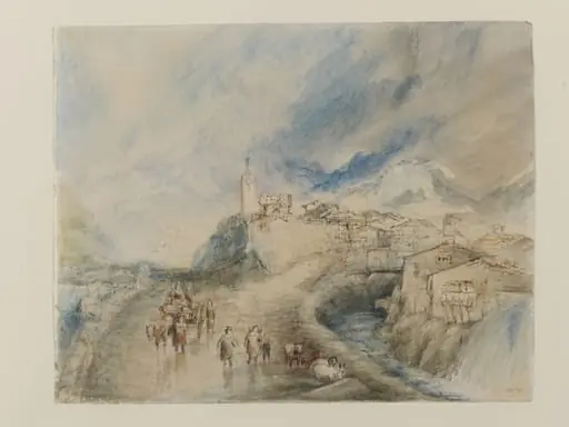 Italian town, by Joseph Mallord William Turner