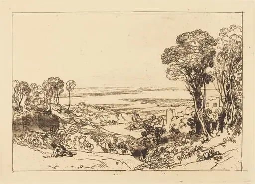 Junction of Severn and Wye, by Joseph Mallord William Turner