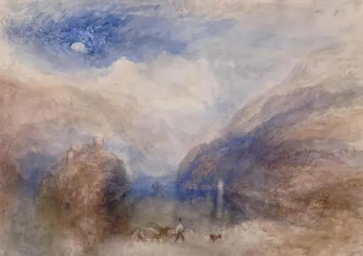 Lauerzersee with the Mythens, by Joseph Mallord William Turner