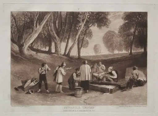 Liber Studiorum:  Juvenile Tricks, by Joseph Mallord William Turner