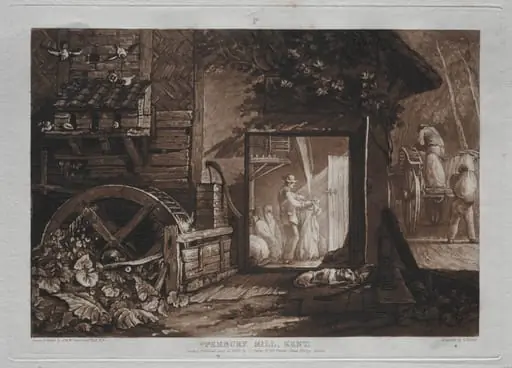 Liber Studiorum: Pembury Mill, Kent, by Joseph Mallord William Turner