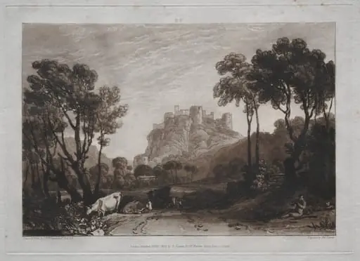 Liber Studiorum: The Castle above the Meadows, by Joseph Mallord William Turner