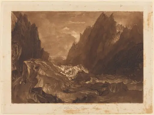 Mer de Glace, by Joseph Mallord William Turner