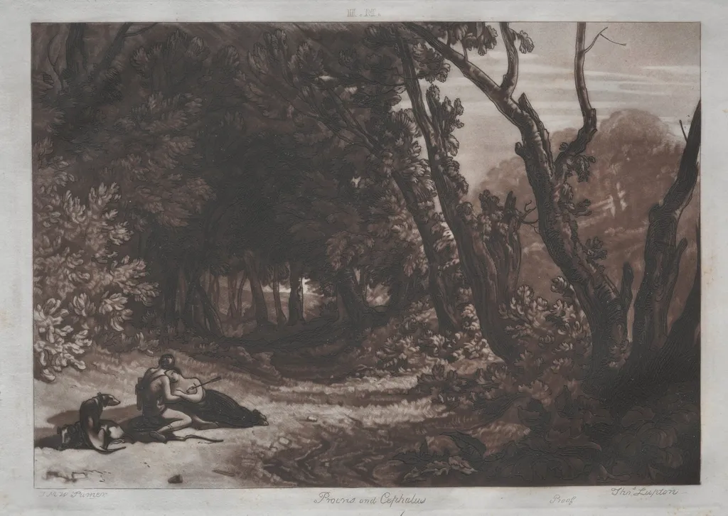 Procris and Cephalus, by Joseph Mallord William Turner, 1812