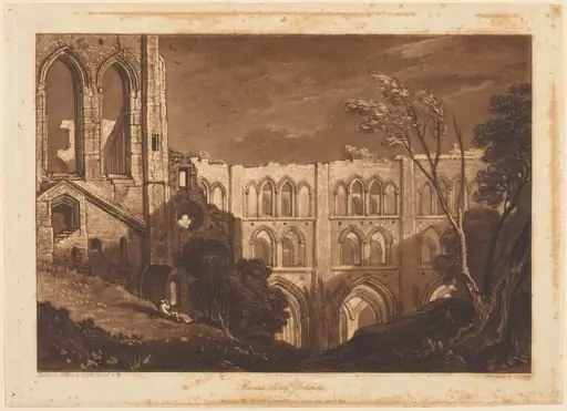 Rivaux Abbey, by Joseph Mallord William Turner