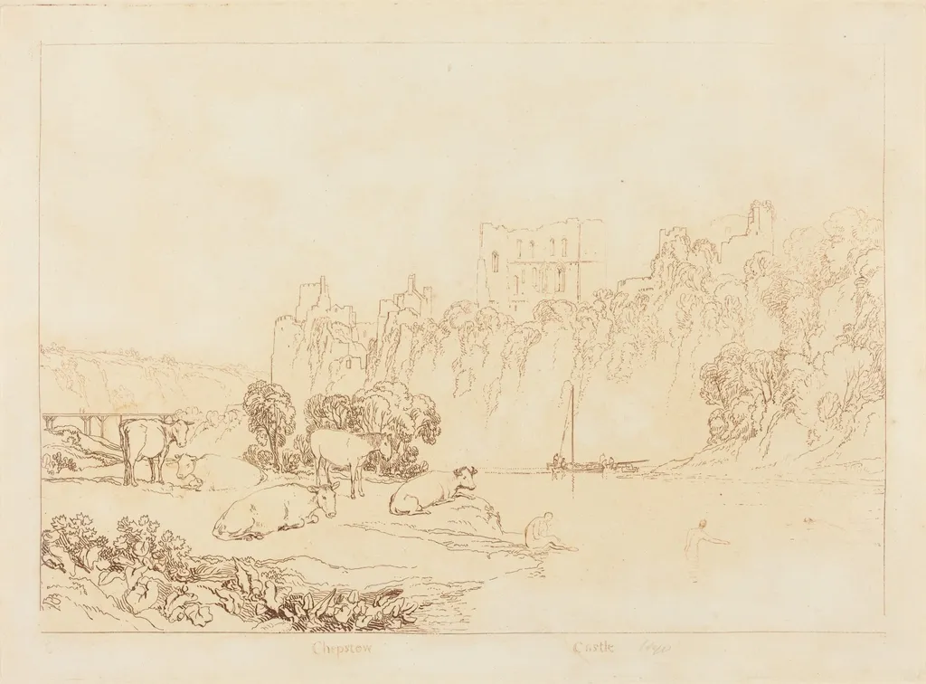 River Wye, by Joseph Mallord William Turner, ink, 1812