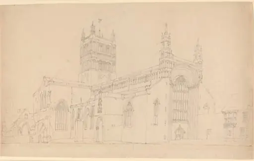 Tewkesbury Abbey, by Joseph Mallord William Turner